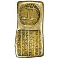 Silver Ingot. Arizona Territory. 3.21 Oz. 999.8 F