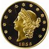 "1855" Kellogg & Co. $50 Gold. Restrike.