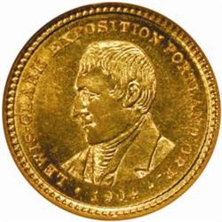 1904 Lewis and Clark G$1. MS64 (NGC)
