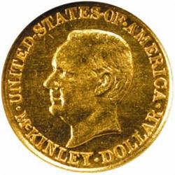 1916 McKinley G$1. MS64 PL (NGC)