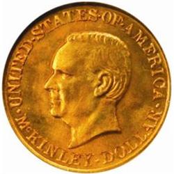 1917 McKinley G$1. MS64 (NGC)