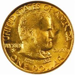1922 Grant G$1. Star. MS66 (NGC)