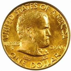 1922 Grant G$1. MS66 (PCGS)