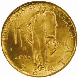 1926 Sesqui. of American Independence $2.5. MS66