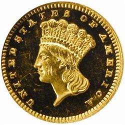 1886 G$1. PR62 Ultra CAM (NGC)