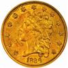 1834 Classic $2.5. AU58 (NGC)