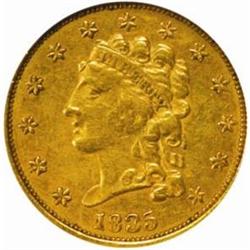 1835 Classic $2.5. AU53 (NGC)