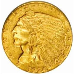 1926 Indian $2.5. MS63 (PCGS)