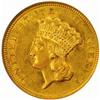 Image 1 : 1857 $3 Gold Piece. MS60 (NGC)