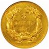 Image 2 : 1857 $3 Gold Piece. MS60 (NGC)