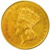 Image 1 : 1861 $3 Gold Piece. MS62 (PCGS)
