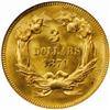 Image 2 : 1874 $3 Gold Piece. MS65 * (NGC)