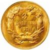 Image 2 : 1878 $3 Gold Piece. MS66 (PCGS)