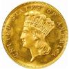 Image 1 : 1883 $3 Gold Piece. MS64 (PCGS)