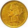 Image 1 : 1842-C Lib. $5. Winter 5-C. Large Date MS60 (NGC)