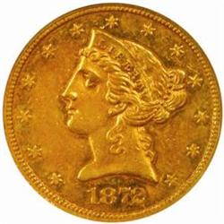 1872 Liberty $5. PR55 (NGC)
