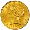 Image 1 : 1907 Liberty $5. MS65 (PCGS)