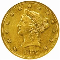 1877 $10. EF45 (ANACS)