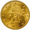 Image 1 : 1891-CC $10. Winter 1-A. MS61 (NGC)