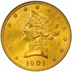 1901 $10. MS63 (PCGS)