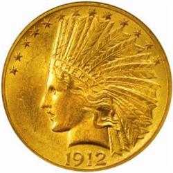 1912 $10. MS62 (NGC)