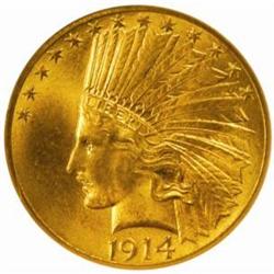 1914 $10. MS65 (NGC)