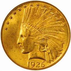 1926 $10. MS64 (NGC)