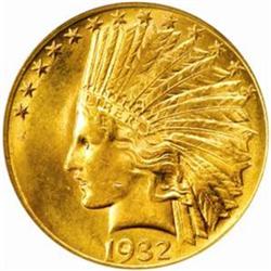 1932 $10. MS63 (PCGS)