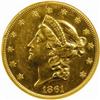 Image 1 : 1861 Liberty $20. (NGC)