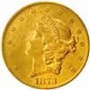 Image 1 : 1873 Liberty $20. Open 3. MS61 (PCGS)