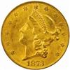 Image 1 : 1873 Liberty $20. Open 3. MS61 (PCGS)