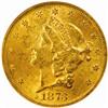 Image 1 : 1873 Liberty $20. Open 3. MS61 (NGC)