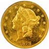 Image 1 : 1878 Liberty $20. MS60 (NGC)
