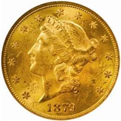 1879 Liberty $20. MS61 (NGC) CAC