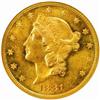 Image 1 : 1881-S Liberty $20. MS60 (NGC) CAC