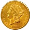 1889-CC Liberty $20. Winter 1-A. AU Details