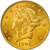 Image 1 : 1894 Liberty $20. MS62 (PCGS)