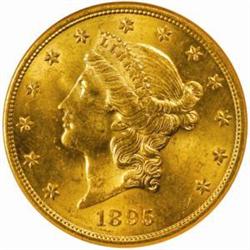 1895-S Liberty $20. MS63 (NGC)