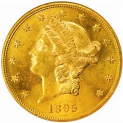 1895-S Liberty $20. MS62 (NGC)