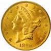 Image 1 : 1896-S Liberty $20. MS62 (PCGS)