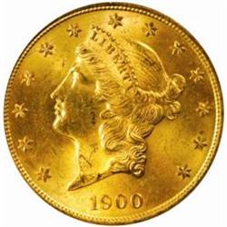 1900-S Liberty $20. MS64 (PCGS)