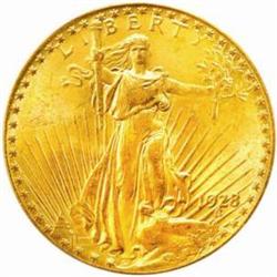 1928 Saint-Gaudens $20. MS65 (PCGS)