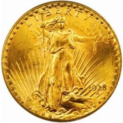 1928 Saint-Gaudens $20. MS64 (PCGS)