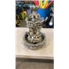 Image 1 : 2 PC HEAVY RESIN ELECTRIC FOUNTAIN
