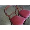 Image 2 : Two vintage balloon back chairs