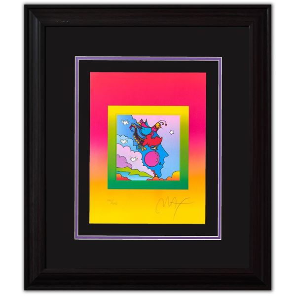Peter Max- Original Lithograph "Woodstock Profile on Blends"