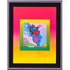 Image 2 : Peter Max- Original Lithograph "Woodstock Profile on Blends"