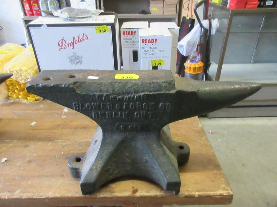 Vintage 75 LB Canadian Blower & Co Anvil