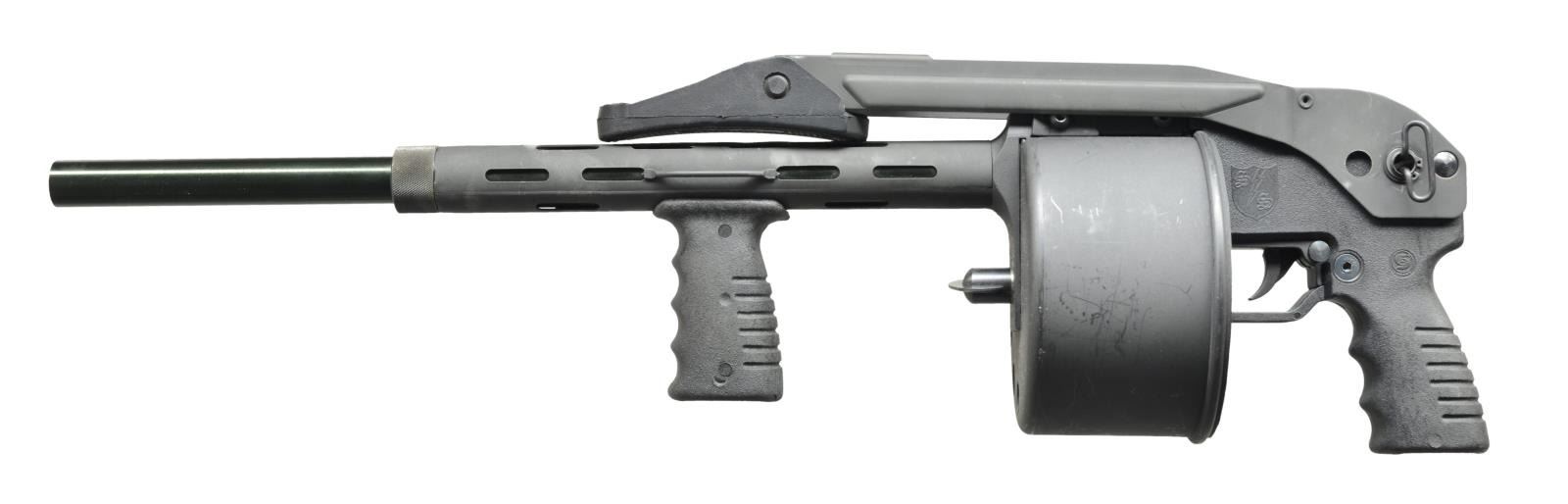 Sweeper Shogun REGISTERED 12 GAUGE STREET SWEEPER SHOTGUN. - Poulin Auctions