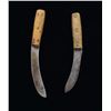 Image 2 : PAIR OF SKINNING KNIVES WITH HOWARD COLE CUSTOM